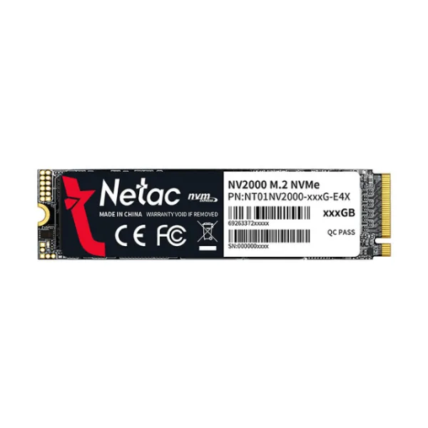 Netac NV2000 256GB M.2 2280 PCIe NVMe SSD