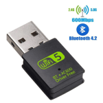 gearup 600mbps dual band wifi + bluetooth adapter