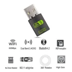 gearup 600mbps dual band wifi + bluetooth adapter