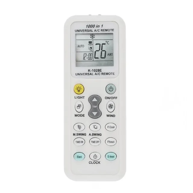 Universal Wireless K-1028E 1000 in 1 AC Digital LCD Remote Control for Air Conditioner