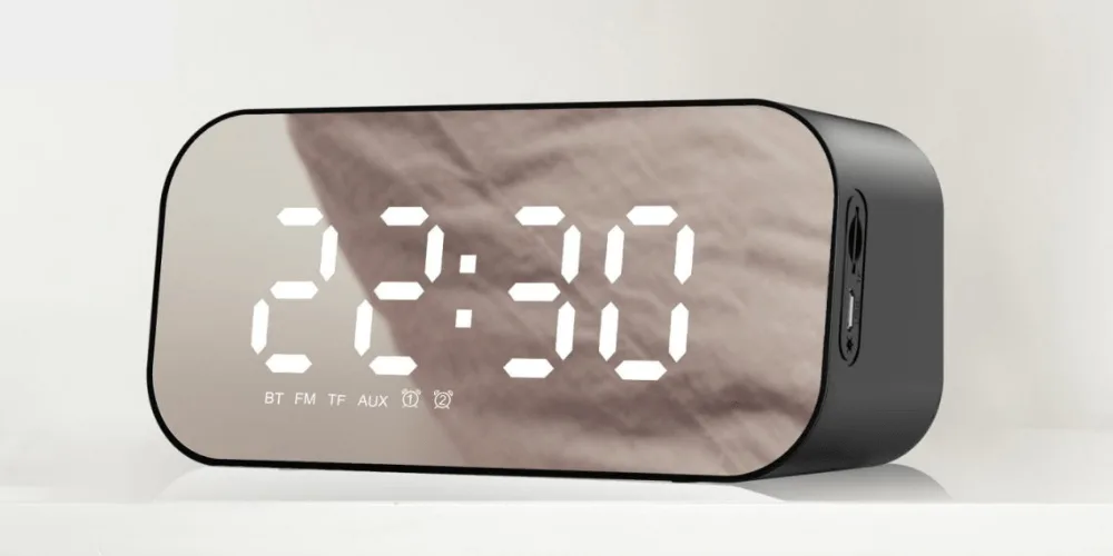 Havit M3 Alarm Clock Bluetooth Black Speake